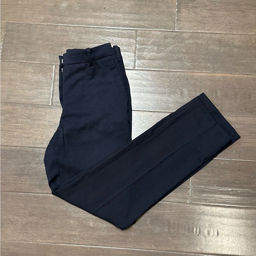 H&M Navy/Black Straight Leg Dress Pants Size 4